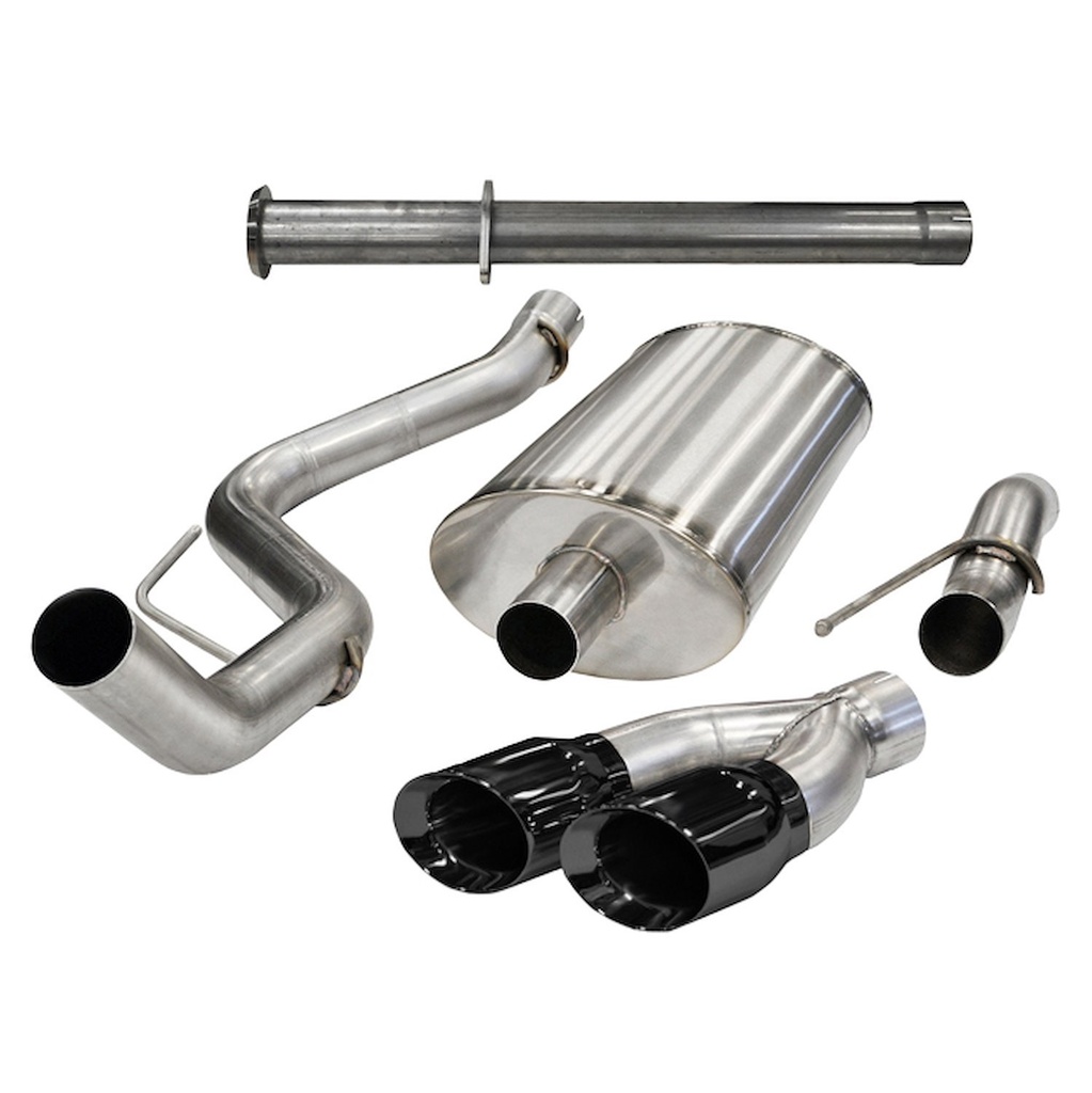 Corsa 14759BLK: Xtreme Cat-Back Exhaust System 2011-2014 Ford F-150 Raptor 6.2L