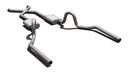 Pypes Performance Exhaust SGA10R: SGA10R Race-Pro Crossmember-Back Exhaust System for 1964-1972 GM A Body