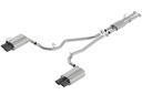 Borla 140821BC: "ATAK" Cat-Back Exhaust System Fits Late-Model Ford Explorer ST/Platinum, Lincoln Aviator 3.0L V6 Ecoboost [Black Chrome Tips]
