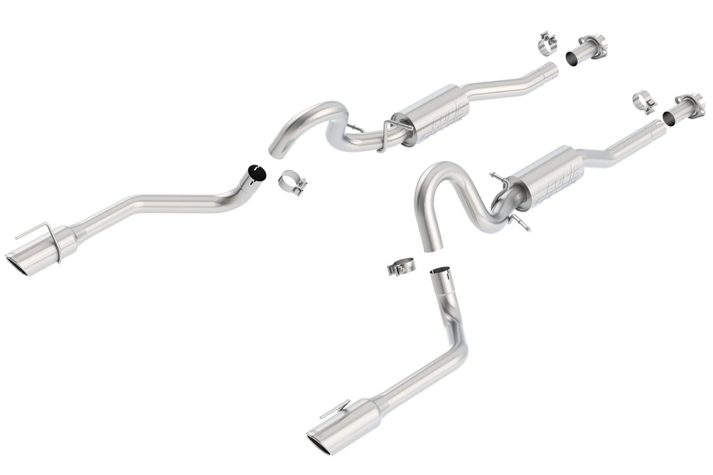 Borla 140067: Cat-Back Exhaust System 1999-04 Mustang GT 4.6L V8