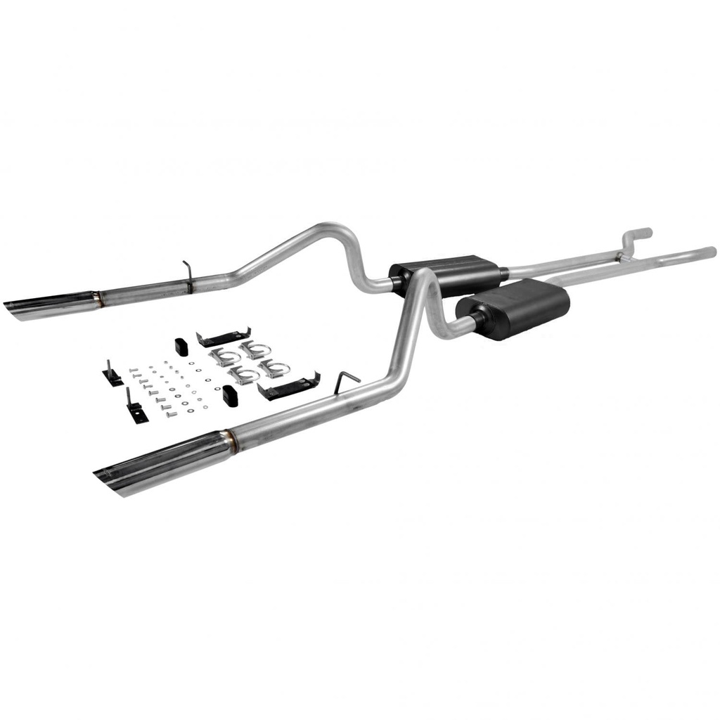 Flowmaster 17289: American Thunder Header-Back Exhaust System 1966-1967 Ford Fairlane