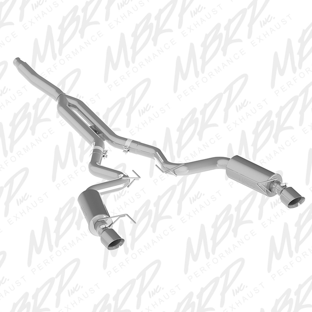 MBRP S7275409: XP Series Racing Exhaust System 2015-16 Ford Mustang 2.3L EcoBoost