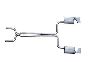 Pypes Performance Exhaust SCC40R: Race-Pro Header-Back Exhaust System 1986-91 L98 C4 Corvette