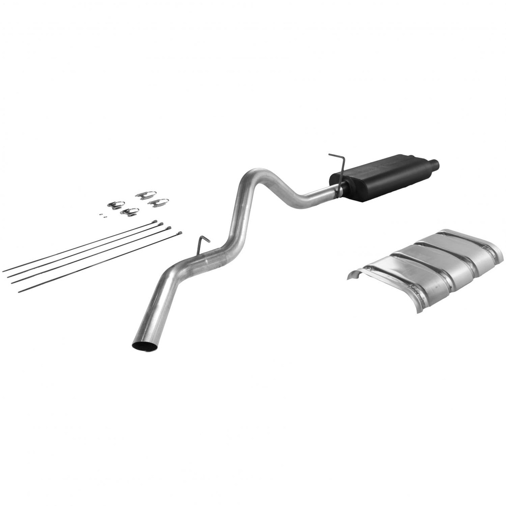 Flowmaster 17224: 17224 American Thunder Cat-Back Exhaust System 1996-1999 GM Silverado/Sierra HD 5.7L/7.4L