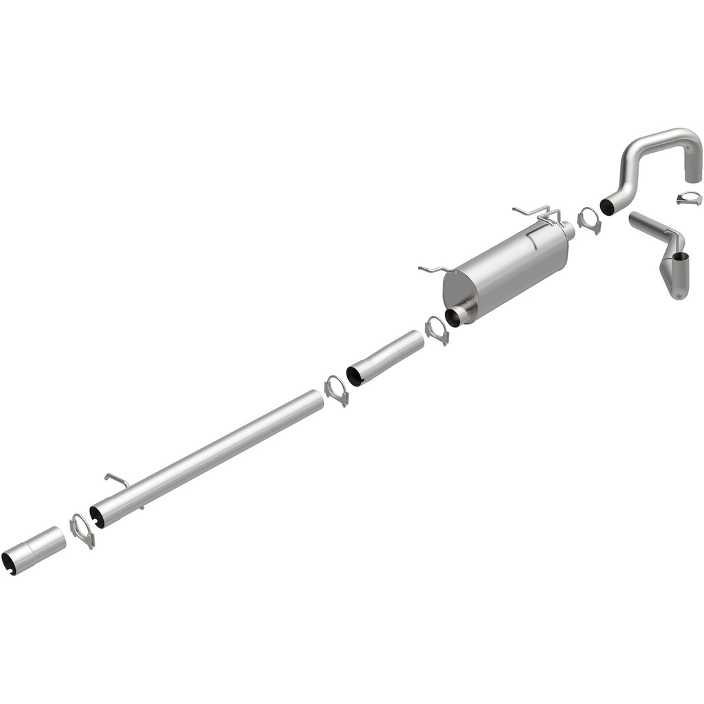 BRExhaust 106-0007: 106-0007 Direct-Fit Exhaust Kit for 1999-2004 Ford F-250, F-350
