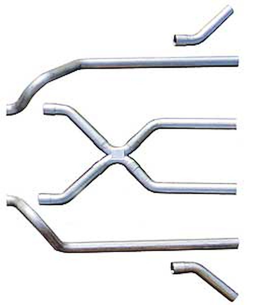 Pypes Performance Exhaust SGC10: No-Muffler Exhaust System 1955-57 Chevy