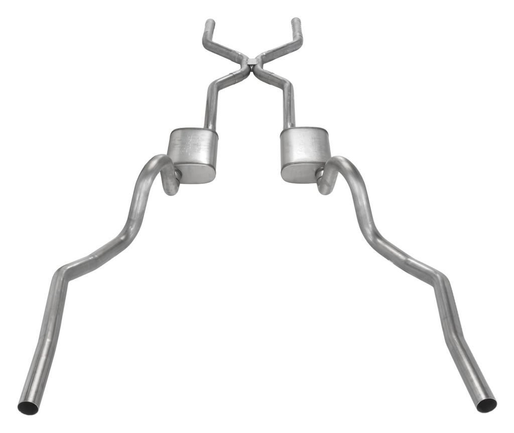Pypes Performance Exhaust SGA42S: 68-72 VALANCE EXIT 2.5IN