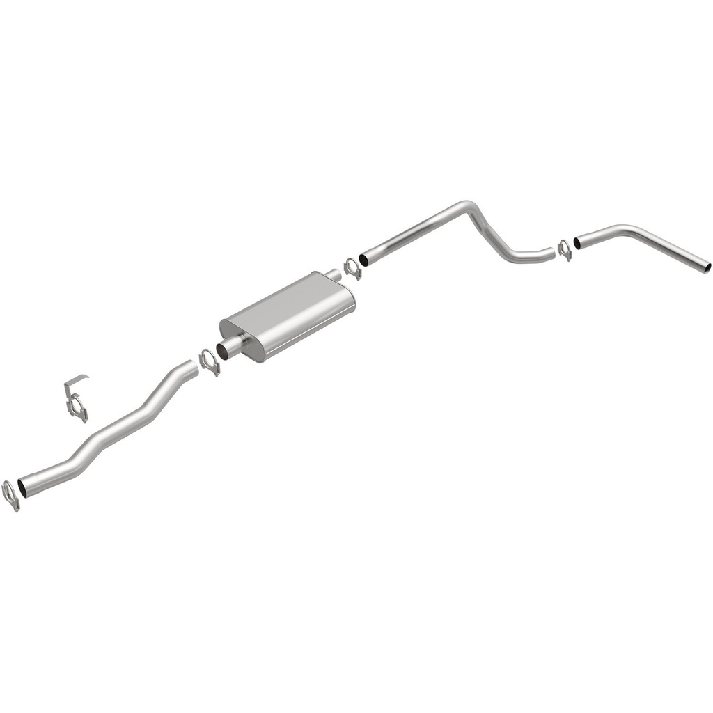BRExhaust 106-0705: 106-0705 Direct-Fit Exhaust Kit for 1980-1987 GM C10, C1500, C1000, R1500, R2500