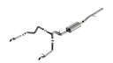 Borla 140913: Cat-Back Exhaust System Fits Select Chevy Silverado 1500 ZR2 6.2L 4WD, GMC Sierra 1500 AT4X 6.2L 4WD [Touring Muffler]