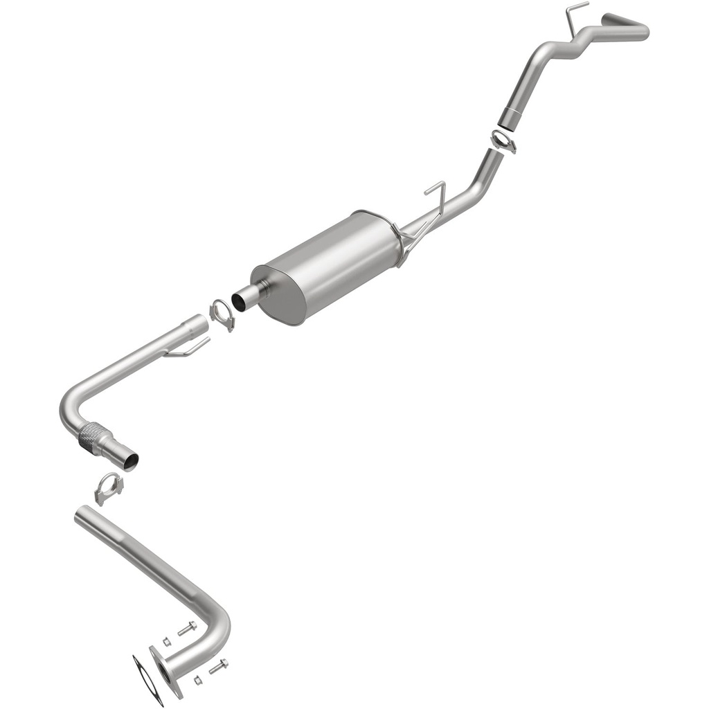 BRExhaust 106-0145: 106-0145 Direct-Fit Exhaust Kit for 2005-2018 Nissan Frontier, Equator 2.5L