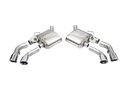 Corsa 14789: Active Valve (NPP) Axle-Back Exhaust System Fits Select Chevy Camaro SS, ZL1 6.2L - Quad Polished Tips