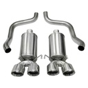 Corsa 14469: Xtreme Axle-Back Exhaust System 2005-2008 Chevy Corvette C6 6.0L/6.2L