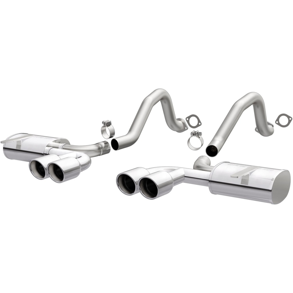 Magnaflow 16732: 16732 Street Series Axle-Back Performance Exhaust System for 1997-2004 Chevrolet Corvette