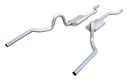 Pypes Performance Exhaust SGA30T: Crossmember Back Exhaust System with Turbo Pro Mufflers for Select 1964-1972 GM A-Body [2.500 in.]