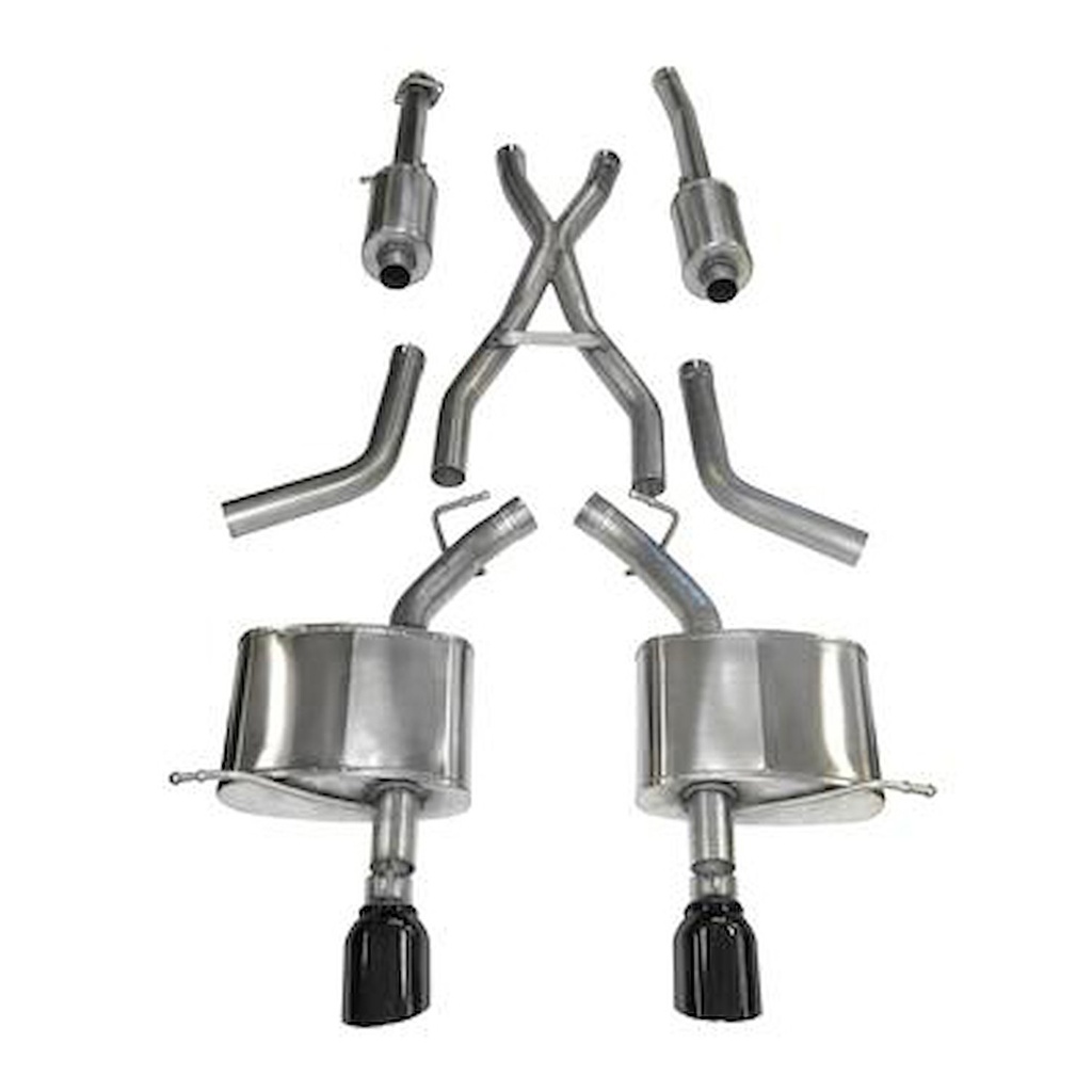 Corsa 14459BLK: Sport Cat-Back Exhaust System 2011-2018 Dodge Durango 5.7L