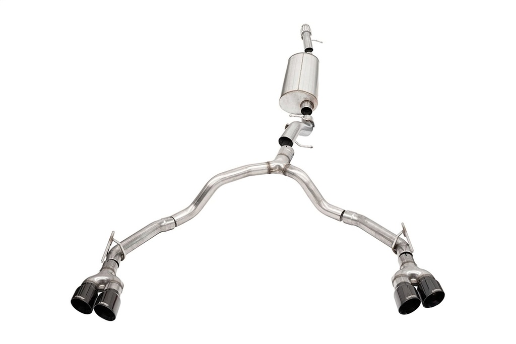 Corsa 21129BLK: CAT BACK TAHOE DUAL EX