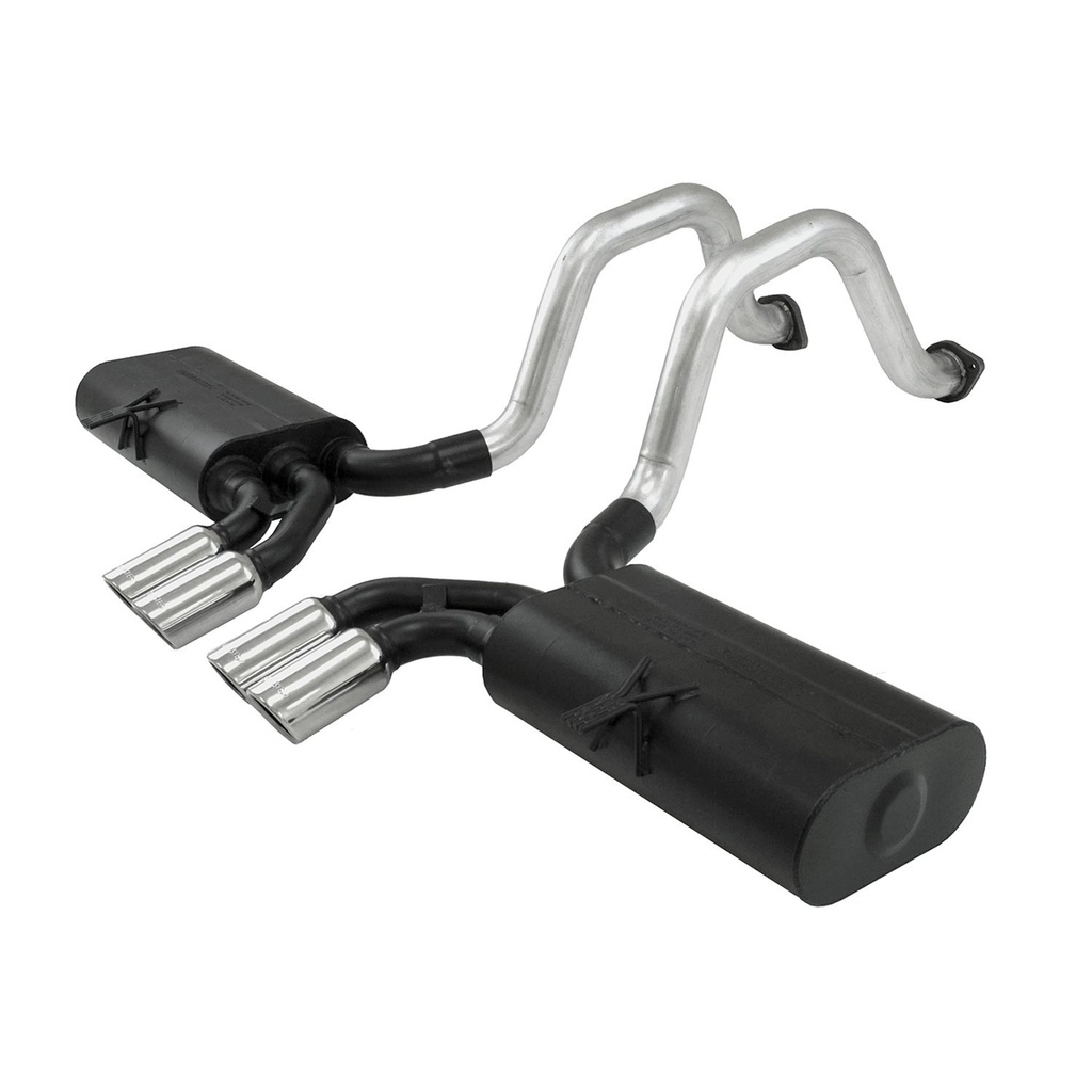 Flowmaster 817517: Force II Axle-Back Exhaust System 1997-2004 Chevy Corvette C5 5.7L V8