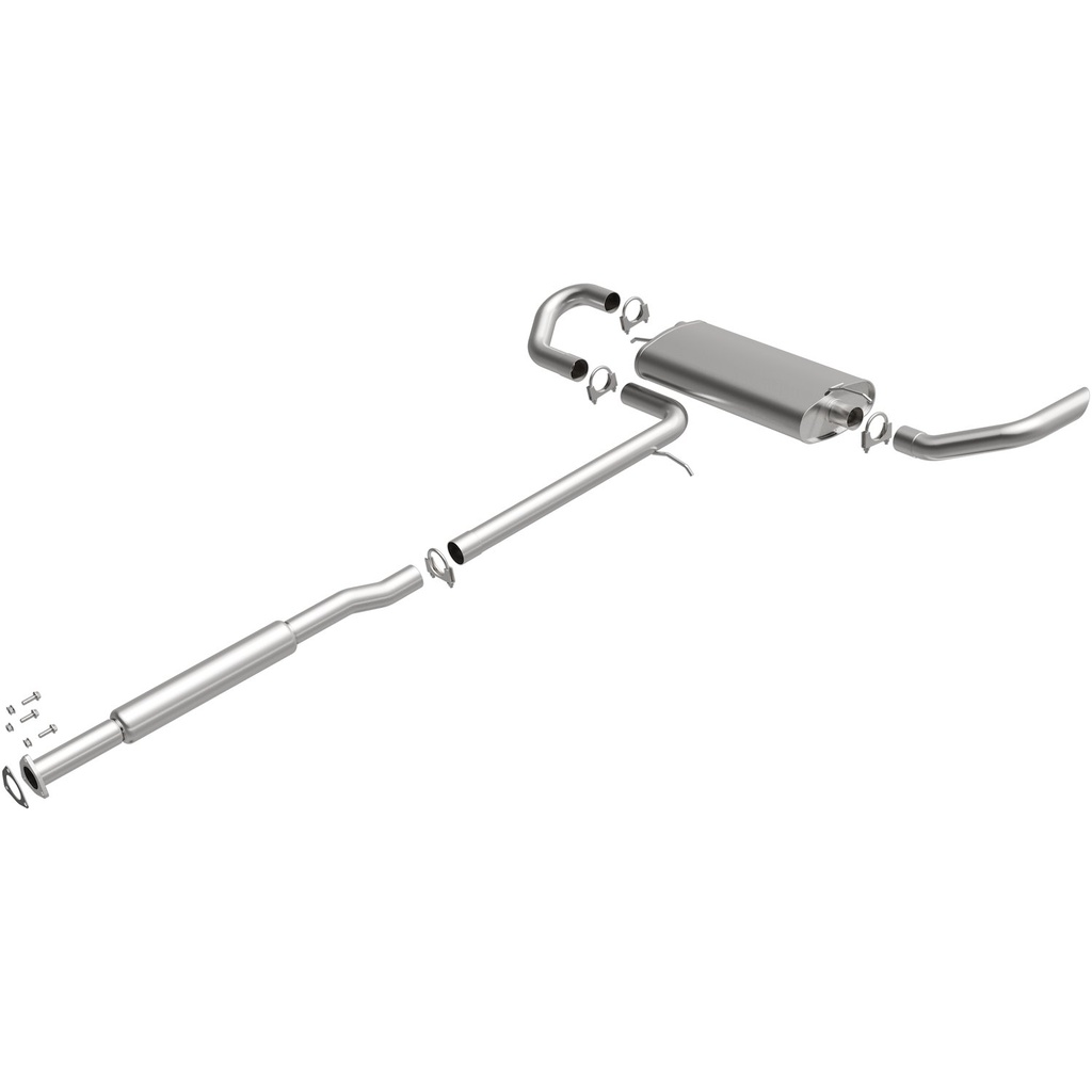 BRExhaust 106-0079: 106-0079 Direct-Fit Exhaust Kit for 2005-2006 GM Equinox, Torrent 3.4L