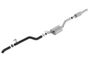 Borla 140810CB: Cat-Back "Climber" Exhaust System Jeep Gladiator JT 3.6L V6 4WD Crew Cab - "ATAK" Muffler - Black Turndown Tip