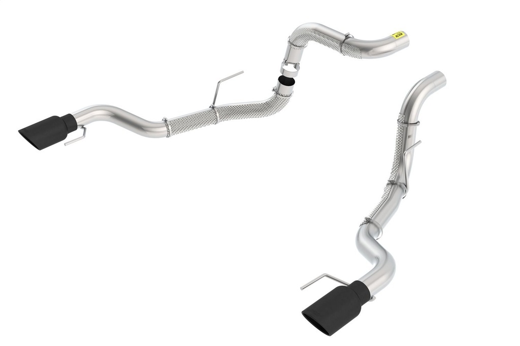 Borla 60640BC: 60640BC Mid-Section Exhaust System for 2017–2020 Ford F-150 Raptor, 2019–2020 F-150 Limited 3.5L V6, 5.0L V8 Black Chrome