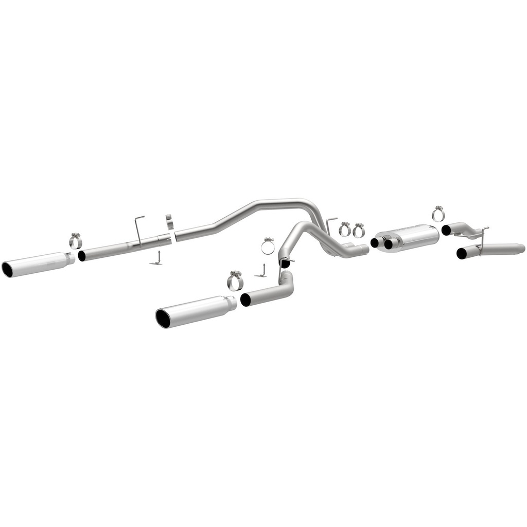 Magnaflow 16520: 16520 Street Series Cat-Back Performance Exhaust System Fits Select Ford, Lincoln Models