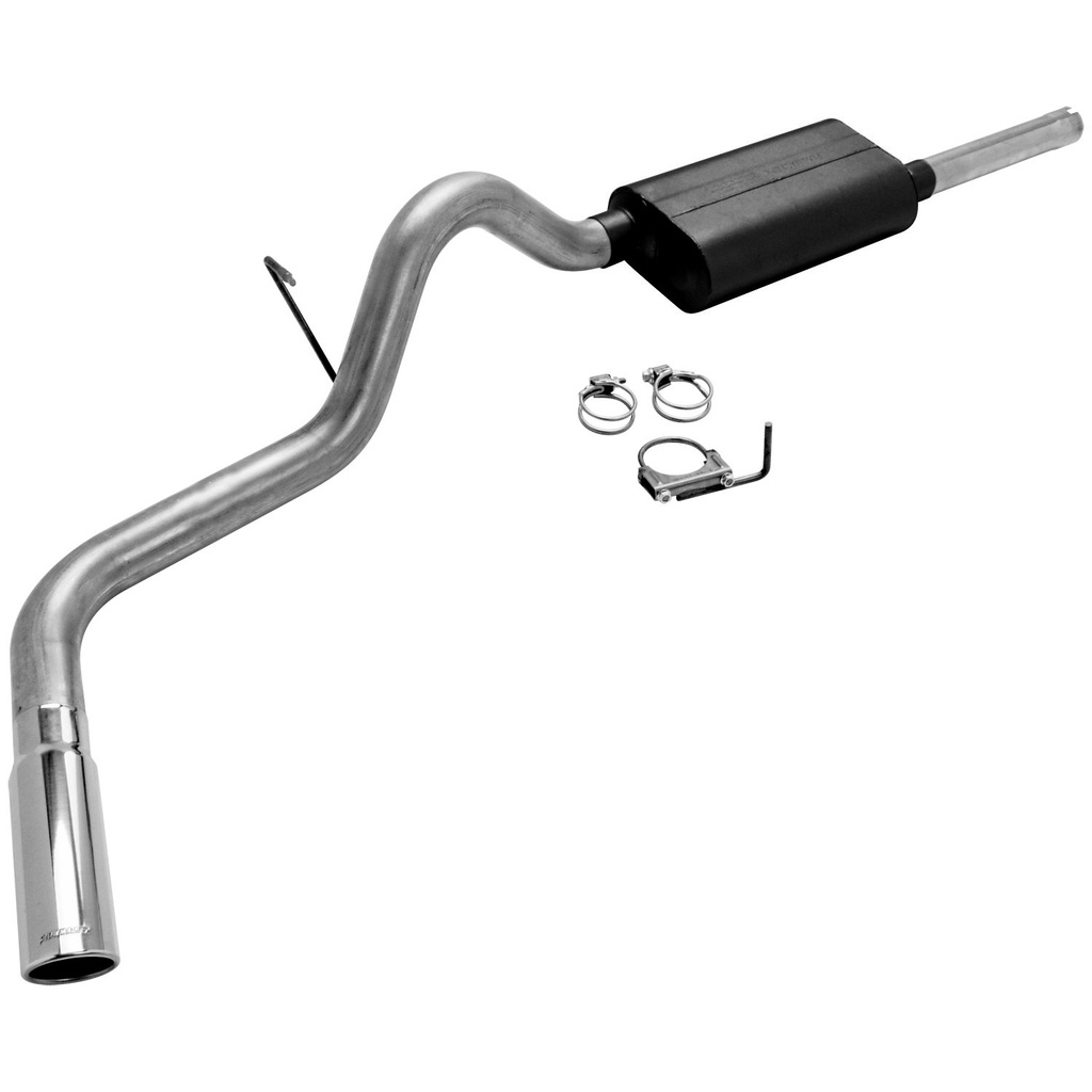 Flowmaster 17458: Force II Cat-Back Exhaust System 2005-2010 Dodge Dakota 3.7L V6/4.7L V8