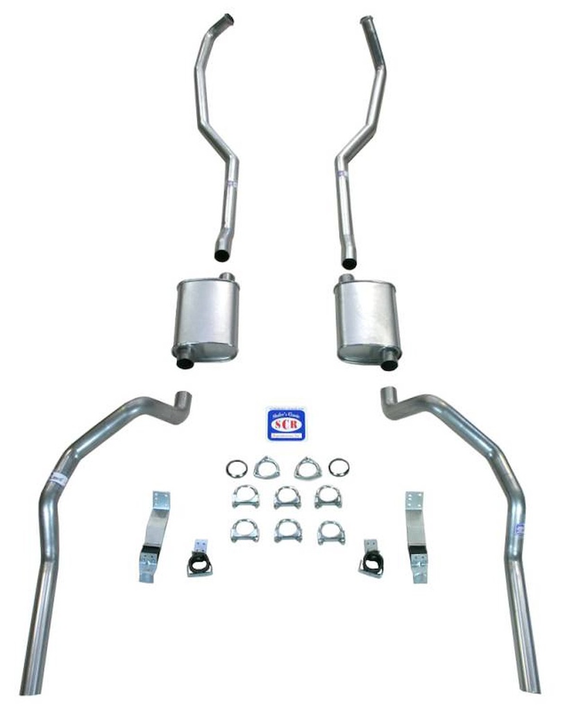 Shafers Classic Reproductions 23027: 23027 1967-1969 Camaro 2-1/2 in. Exhaust System w/ Big Block w/ Cast Iron Manifolds