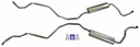 Shafers Classic Reproductions 73003: 73003 1960-1964 Chevrolet 8-cyl 283 & 327 Dual Exhaust exc. Hi-Performance