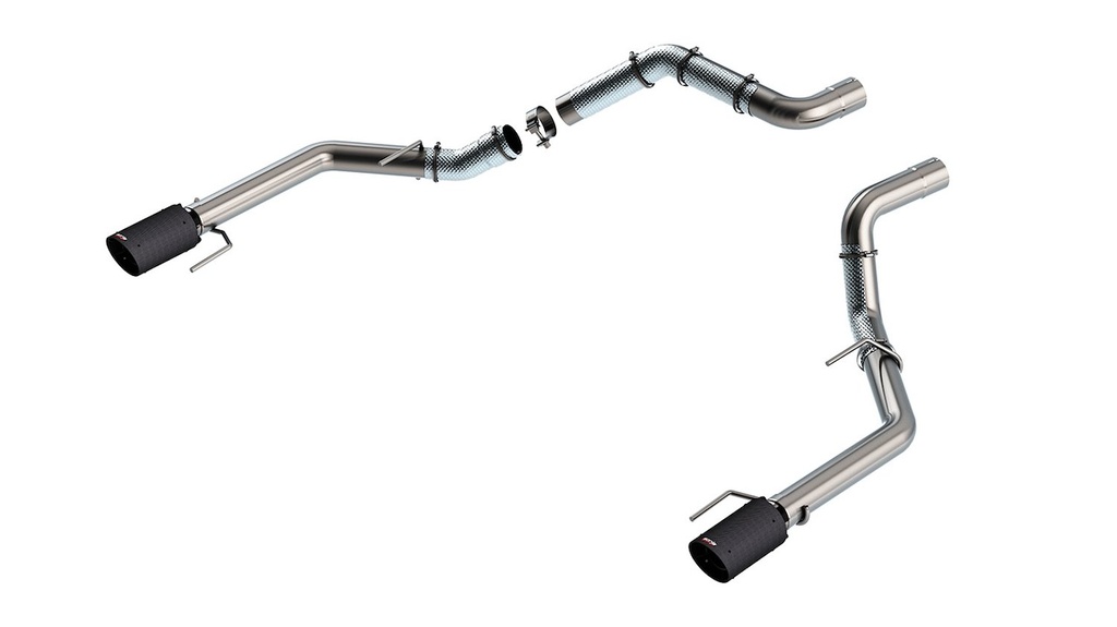 Borla 60727CFBA: 60727CFBA Mid-Section Exhaust System Fits Select Ford F-150 Raptor 3.5L V6, 5.2L V8 Engines