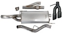 Roush Performance 422264-BLK: 422264-BLK Active Ready Cat-Back Exhaust System Fits Select Ford F-150 5.0L [Side-Exit]