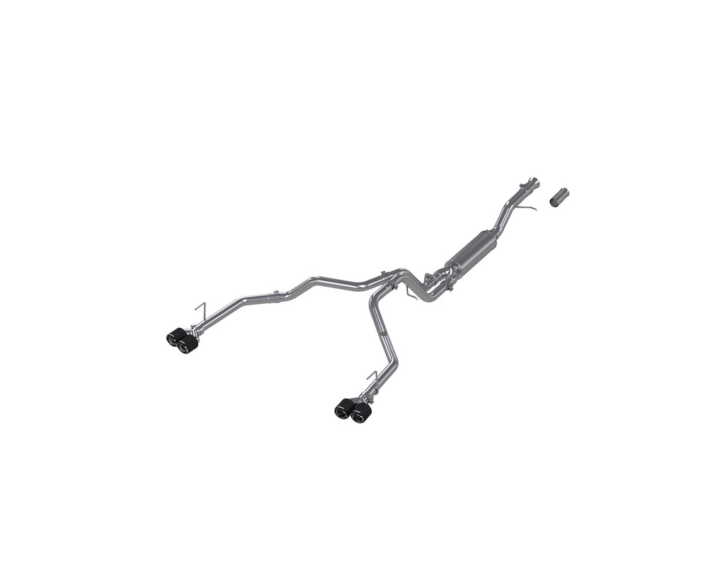 MBRP S50573CF: T304 SS 3 CAT-BACK 2.5 DU