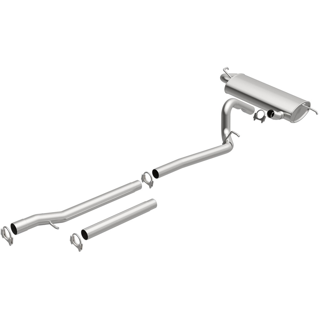 BRExhaust 106-0045: 106-0045 Direct-Fit Exhaust Kit for 2007-2011 Jeep Wrangler 3.8L