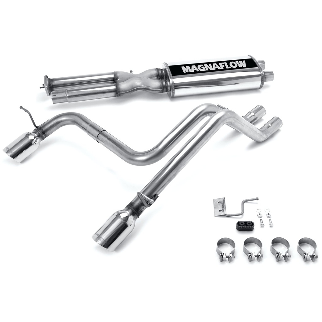 Magnaflow 16673: 16673 Street Series Cat-Back Performance Exhaust System for 2003-2006 Hummer H2