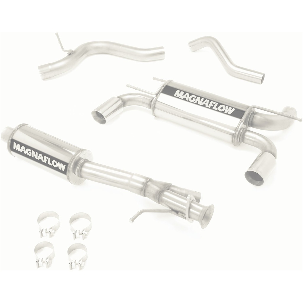 Magnaflow 16832: 16832 Street Series Cat-Back Performance Exhaust System for 2008-2010 Hummer H3