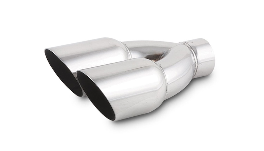 Vibrant Performance 1333: Dual 3.5" Round Stainless Steel Exhaust Tip Single Wall