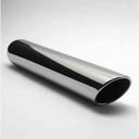 Jones Exhaust IRAC31212-3: Chrome Exhaust Tip Rolled Angled 3.5"
