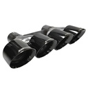 Corsa 14062BLK: Pro Series Clamp-On Exhaust Tip 2.750 in. Dual Inlet/4.500 in. Quad Outlet