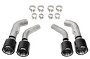 Corsa 21835CF: 21835CF Pro Series Clamp-On Exhaust Tips Fits Select Chevrolet Camaro SS, ZL1 6.2L [4.500 in. Quad Outlet, Carbon Fiber/Polished