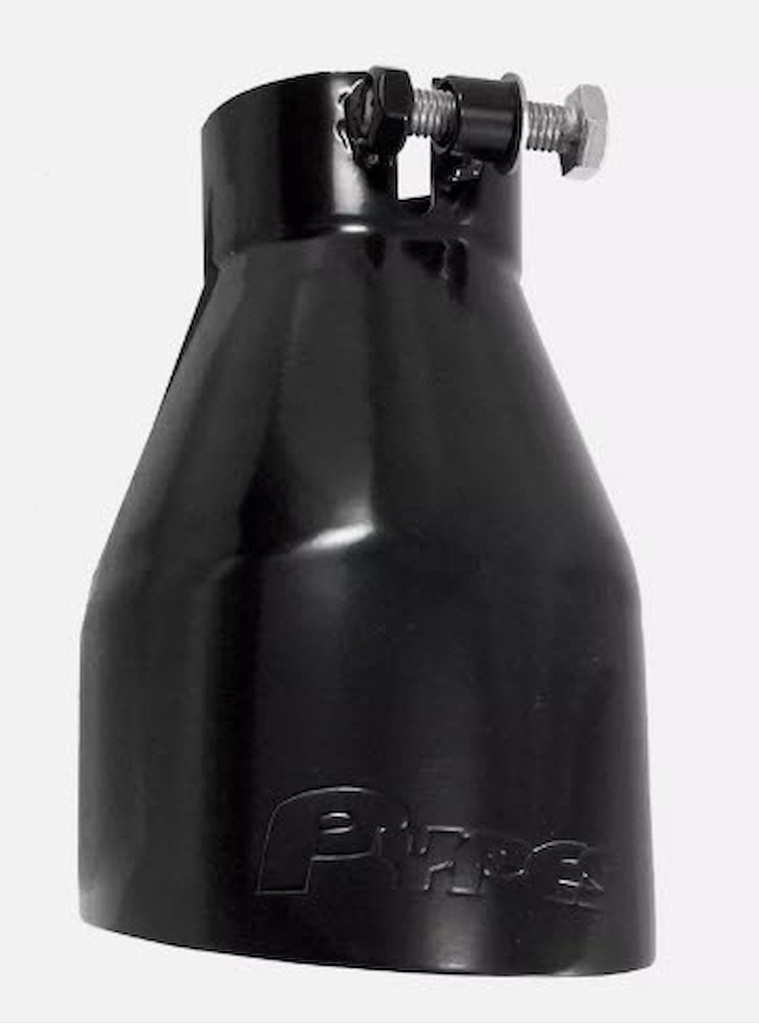 Pypes Performance Exhaust EVT92B: EVT92B Phantom Series Exhaust Tail Pipe Tip for 2010-2014 Chevy Camaro V6 2.5 in. Inlet/4 in. Outlet [Black Powder Coat]