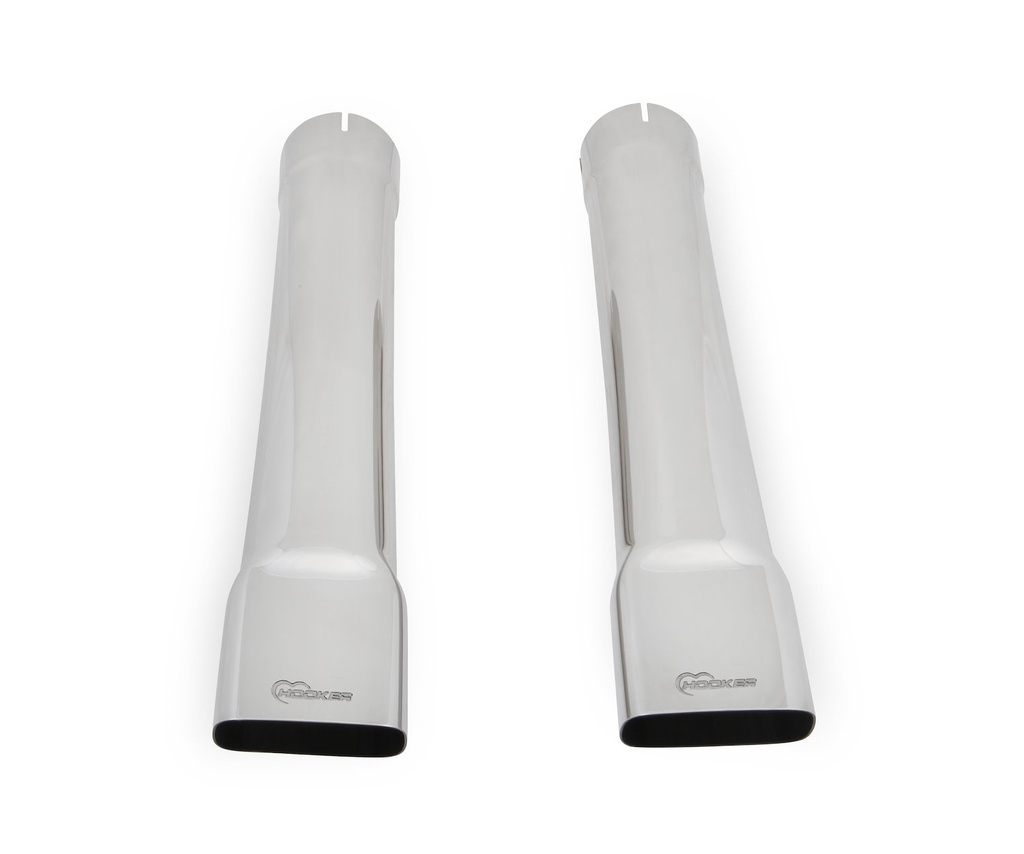 Hooker Headers BHC303: SuperBee-Style Exhaust Tip Set 3 in. Inlet [Polished Finish]