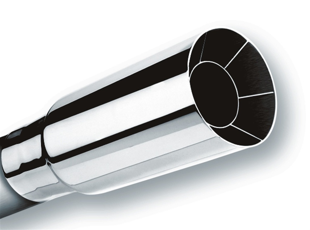 Borla 20102: Stainless Steel Exhaust Tip Outlet Size: 2-1/2"