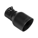 Flowmaster 15396B: Black Ceramic Coated Stainless Steel Exhaust Tip Clamp-On