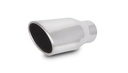 Vibrant Performance 1406: 4.5" x 3" Oval Stainless Steel Exhaust Tip Single Wall