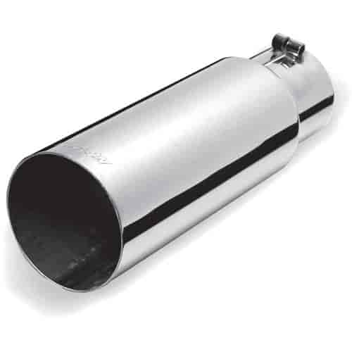 Gibson Performance Exhaust 500369: Stainless Steel Straight Cut Exhaust Tip Inlet: 2.25"