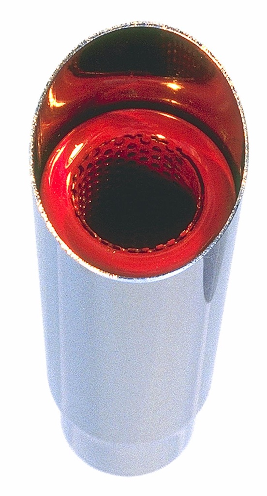 Hedman 17120: Single Hot Tip with Resonator 2" In, 2-1/2" Out