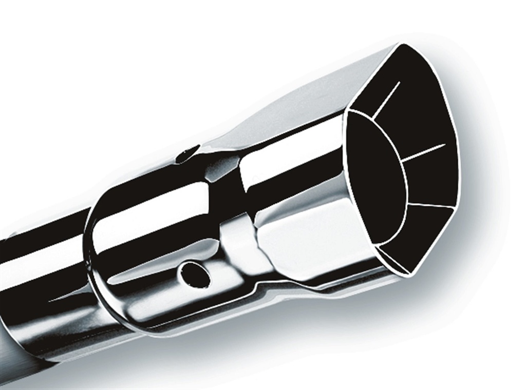 Borla 20116: Stainless Steel Exhaust Tip Outlet Size: 2-1/2" x 2-3/4"