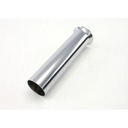 Patriot Exhaust H1593: Straight Flare Tip Exhaust Tip 2-1/4" Inlet