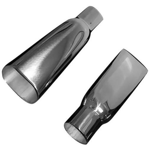 [STW-730250] Stainless Works 730250: 730250 Exhaust Tail Pipe Tip, Universal, 1968-72 Chevelle Tips 2-1/2" Inlet