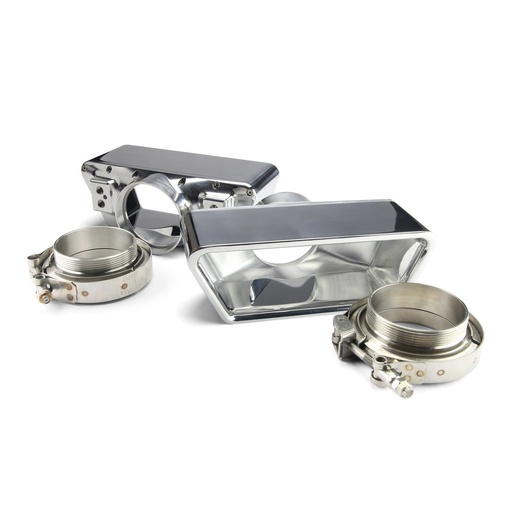 [LOK-GSE-3013] Lokar GSE-3013: GSE-3013 Exhaust Tip, Goolsby Edition, Fits Up To 3 in. Exhaust, V-Band Clamp, 2 Piece, Billet Aluminum, Polished