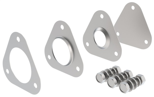 [BOR-46176S] Borla 46176S: 46176S Block-Off Plates for Select Borla Exhaust Kits [1984-2002 Chevrolet Camaro, Pontiac Firebird]